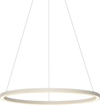 QAZQA L&aacute;mpara colgante dise&ntilde;o beige LED 80 cm