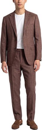 Canali 2pc Wool, Silk, & Linen-Blend Suit