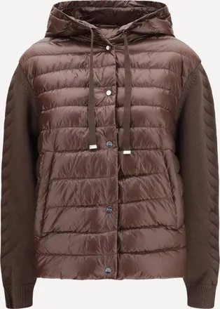 Herno Piumino con maniche in lana Woman 44