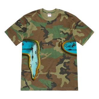 SUPREME SS19 The Persistence of Memory WoodlandCamo Tee SUP-SS19-706