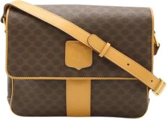 Celine Pre-owned Cross Body Bags, female, Brown, Size: ONE SIZE Pre-owned Vintage Crossbody Bag