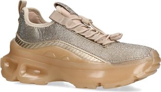 Steve Madden Womens Fabuluxe Beige Sneakers Fabric - Size UK 5