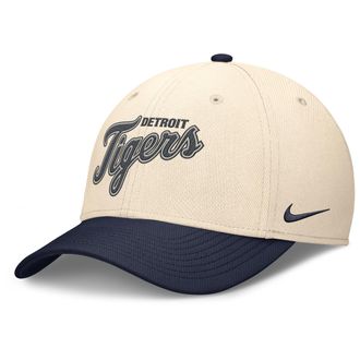 Nike Detroit Tigers Statement Rise Swoosh Nike Mens Dri-FIT MLB Hat in Brown | NB1701YSDG-0VE