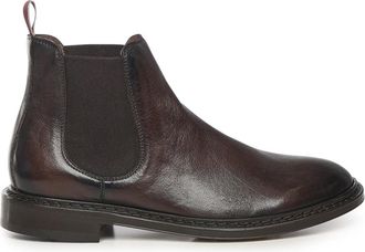 Rolando Sturlini Stijlvolle Laarzen met Italiaanse Flair - Heren - Chelseaboots - Bruin - 43 EU - Schoenen