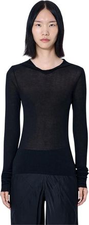 Rick Owens Donna, Top, Nero, L, new