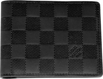 Louis Vuitton Black Onyx Damier Infini Wallet (Bi-Fold) (Pre-Owned)