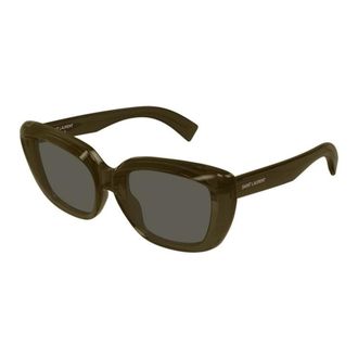 Saint Laurent SL 857 Sunglasses - female - Saint Laurent - Sunglasses - Brown - 53 MM - Accessories