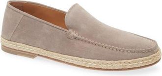 J.M. Weston Uzes Espadrille Loafer in Glazed Brown Suede at Nordstrom, Size 10.5Us