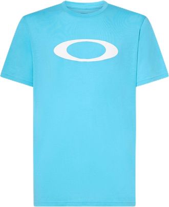Oakley Mens O Bold Ellipse Tee, Blue, Large