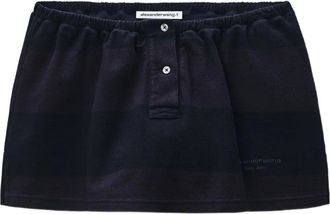 Alexander Wang Minigonna con vita elasticizzata - Nero