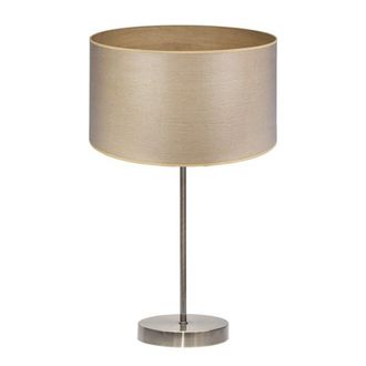 Fabrilamp Sobremesa Alto Tania 1xe27 Cuero/madera Clara 62x30x30 Cm