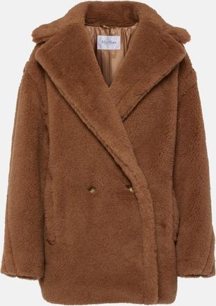 Max Mara Dramma wool and silk teddy jacket