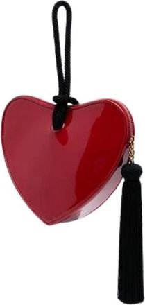 Saint Laurent Pre-owned Clutches, female, Red, Size: ONE SIZE Pre-owned Clutch