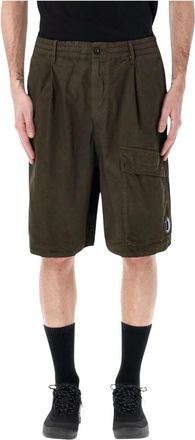 C.P. Company Microreps Boxy Cargo Shorts - Heren - Korte Broeken - Groen - 2XL - Katoen - Korte Broeken