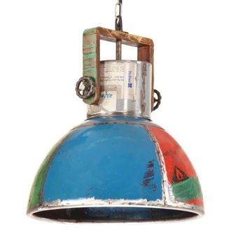 vidaXL L&aacute;mpara Colgante Industrial Multicolor E27 25 W 40 Cm Vidaxl