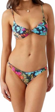 O'Neill Reina Seaside Stripe Hermosa Revo Bottoms In Black