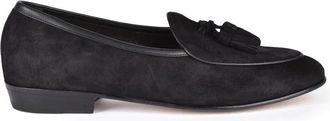 Baudoin & Lange Suede Loafer - Black
