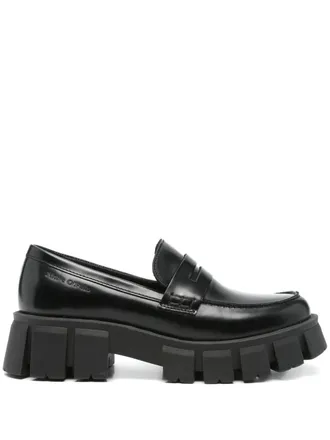 Marc O'Polo 50mm Lisbet leather loafers - women - Rubber/Calf Leather/Calf Leather - 41 - Black