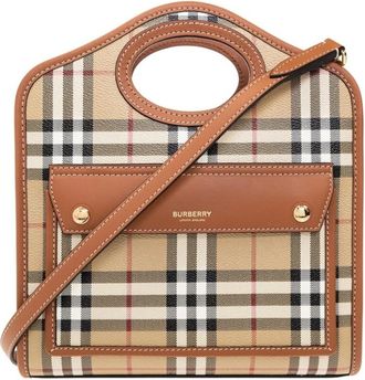 Burberry Mini Zak Tas - Dames - Schoudertassen - Bruin - ONE Size - Tassen