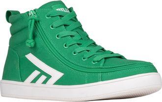 Billy Footwear Classic High Top Sneaker in Green/White at Nordstrom, Size 10.5