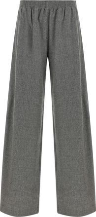 Fabiana Filippi Gray Virgin Wool Cargo Womens Pants