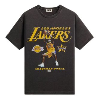Kith Kith for NBA All-Star Los Angeles Lakers Shaquille ONeal Vintage T-Shirt Black KHM034948-001