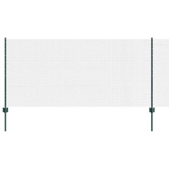 Berkfield Home Welded Wire Fence with 22 U Posts Green 1x50 m Steel