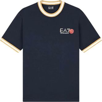 Emporio Armani T-shirt Graphic Series - - Tops - Uomo - Blu - XL