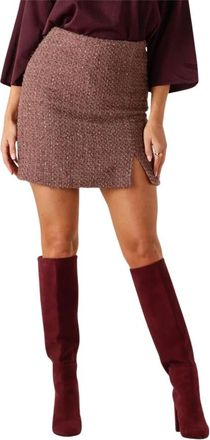 Ydence Rok Femke - Dames - Korte rokken - Roze - M - Polyester - Rokken