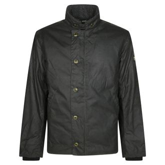 Barbour Light Jackets, male, Black, L, Wax Cot for Stylish Sleep