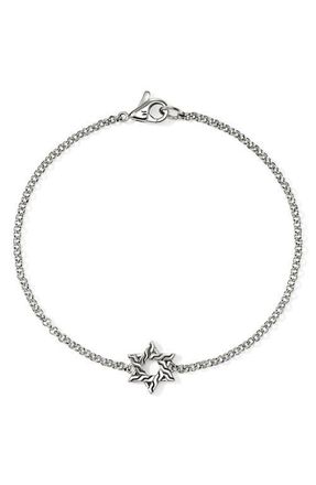John Hardy JH Essential Star of David Bracelet in Silver at Nordstrom, Size X-Large