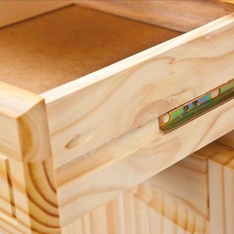 Inter Link SAS Mobile giorno credenza alicante 88x43/32x198h pino massello naturale Inter Link