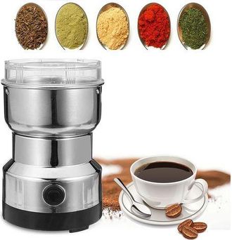 OEM Molinillo De Caf&eacute; El&eacute;ctrico Multifuncional, Molinillo De Caf&eacute; Para El Hogar, Molienda De Alta Velocidad, Molinillo De Especias Peque&ntilde;o