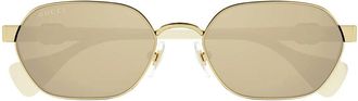 Gucci Sunglasses Gg1593 S 002 Gold/Pink Unisex