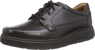Clarks Mens Un Abode Ease Derbys, Black Leather*13 UK Wide