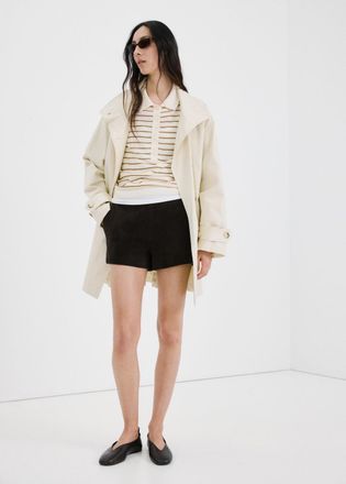 Mango Pullover maglia collo polo grezzo - Donna - XXS - MANGO