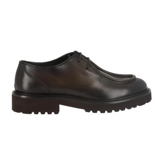 Doucal's Derby Veterschoen Parabout - Heren - Veterschoenen - Bruin - 43 1/2 EU - Leer - Schoenen