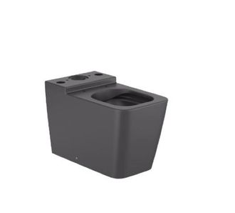 Roca Roca - Taza Rimless Con Salida Dual Para Inodoro De Tanque Bajo Square Inspira Color: Onix