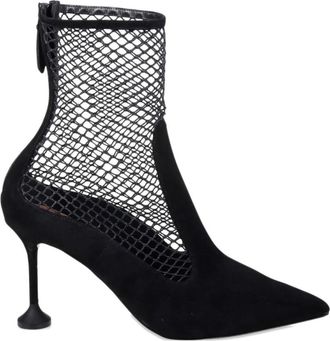 Aquazzura Zwarte Laarzen voor Vrouwen - Dames - Laarzen met Hak - Zwart - 39 EU - Schoenen