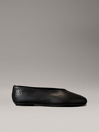 Calvin Klein Bailarinas altas de piel