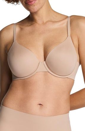Spanx Lightly Lined Underwire T-Shirt Bra in Chai at Nordstrom, Size 38Ddd