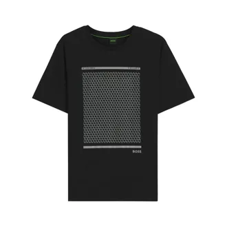 HUGO BOSS Hugo, T-Shirts, male, Black, Size: 2XL T-shirt