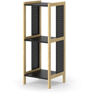 Vicco Estantería de pie Elvia, Negro, 40 x 107 cm Vicco