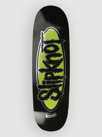 Welcome X Slipknot Oval Logo on Boline2.0 - 9.5 Skateboard Deck zwart