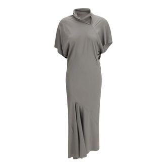 Rick Owens Dames, Jurken, Grijs, Maat: XL
