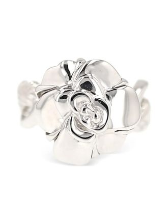 Chanel Anello Camellia anni 90 - Argento