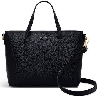 Radley London Silk Street Small Open Top Satchel Bag in Black at Nordstrom