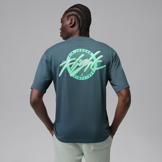 Nike Jordan Mens Jordan Flight T-Shirt in Blue | IF3067-031