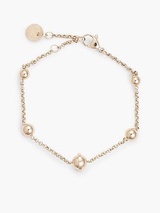 Tommy Hilfiger Ionic Carnation Gold-Plated Orb Bracelet