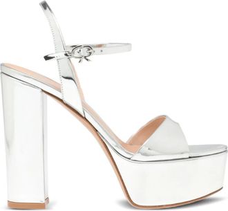 Gianvito Rossi 85 mm Marlena sandalen - Zilver
